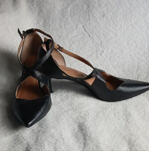 Calvin Klein Black Strappy Heels